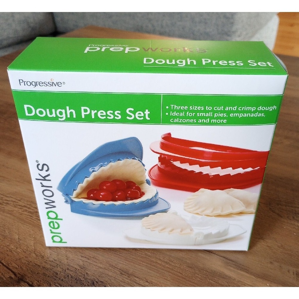 Progressive Dough Press Set (For Sm. Pies and Crimp Dough/Empanadas) Three Sizes